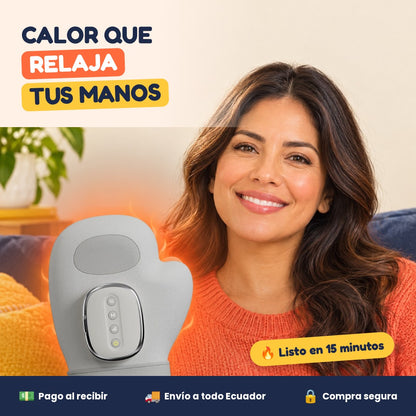 Calor que relaja tus manos - masajeador de manos