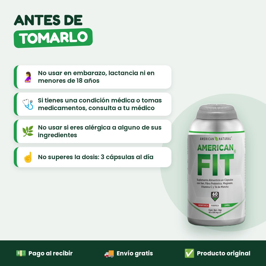 Antes de tomar American Fit