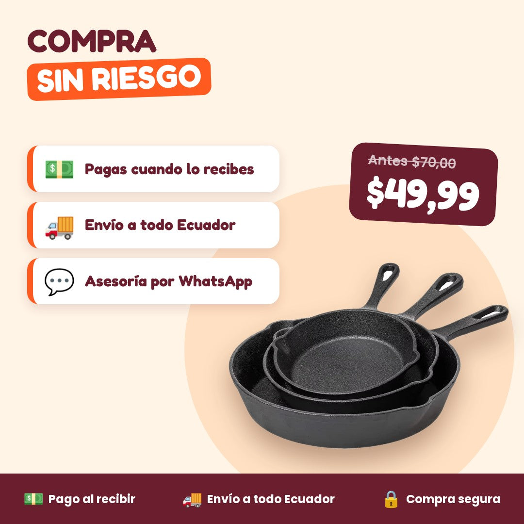 Compra sin riesgo, pagas al recibir