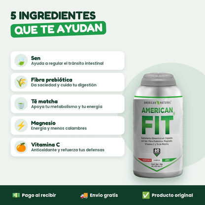 5 ingredientes de American Fit