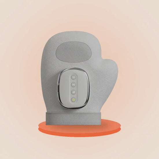 Masajeador de manos 360 con sus partes señaladas